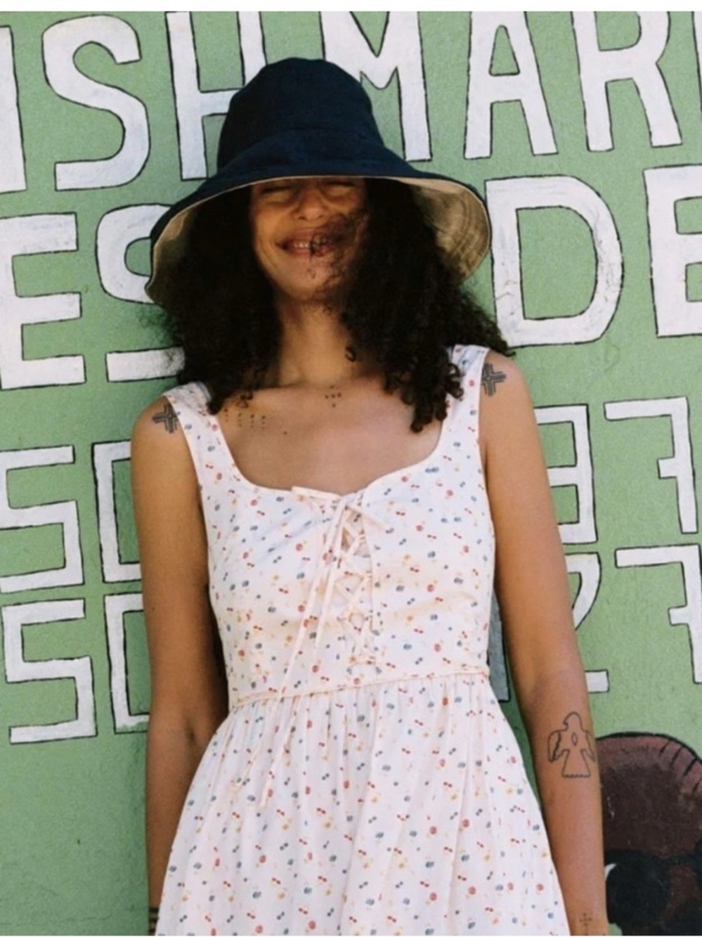 Solbari Reversible Wide Brim Sun Hat